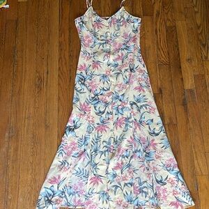 Maxi floral summer dress